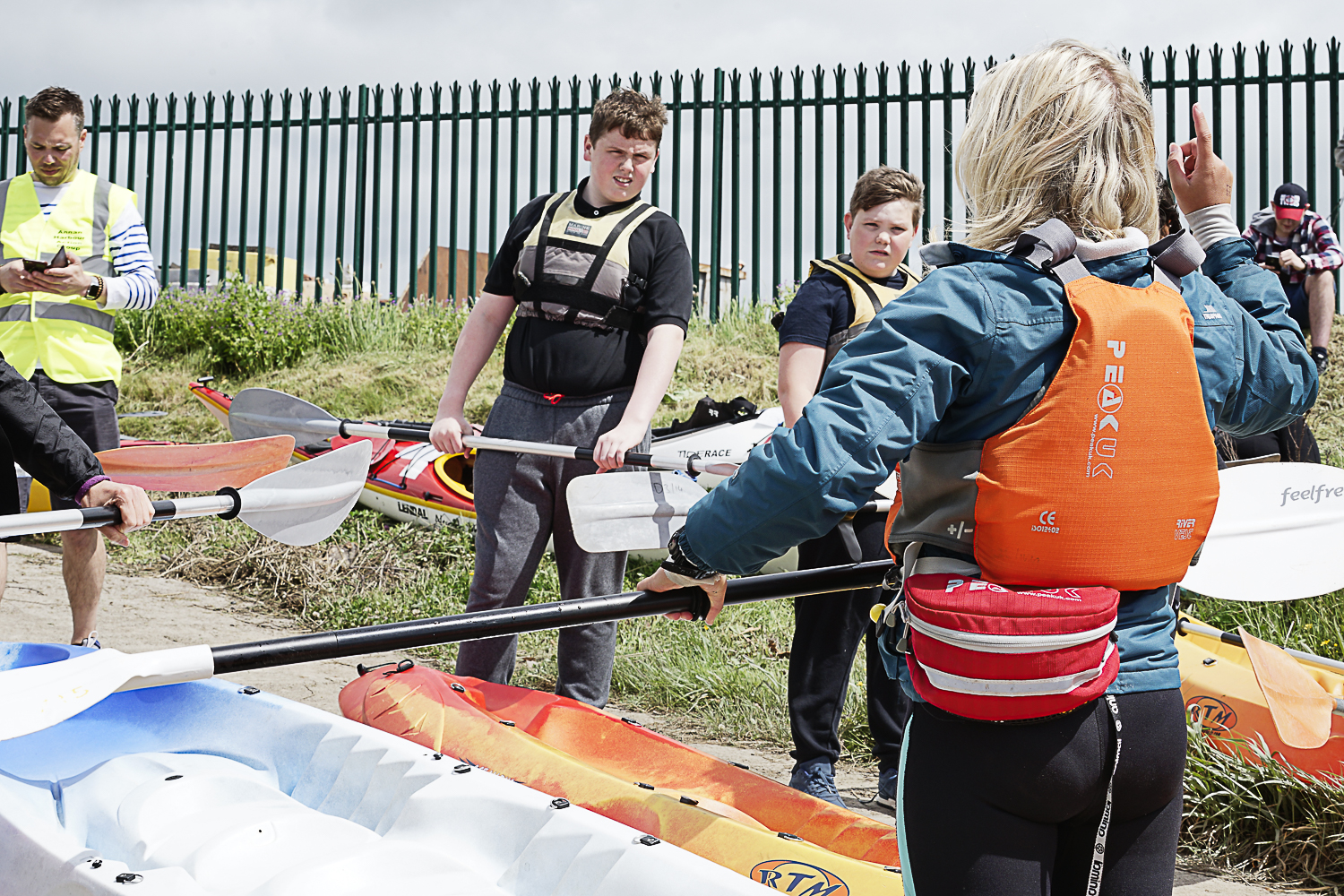 Kayak sessions at Annan Harbour